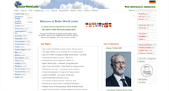 Desktop Screenshot of betterworldlinks.org